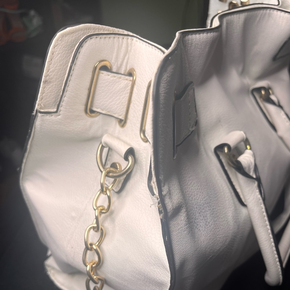 Michael Kors White Tote Bag